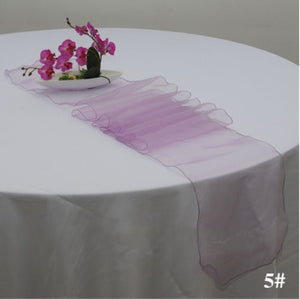 Organza Table Runners - Lilac