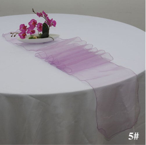 Organza Table Runners - Lilac