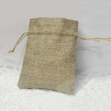 Favor Bags Linen Bag with Drawstring