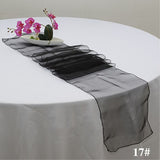 Organza Table Runners - Black