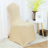 Spandex Chair Covers - Champagne