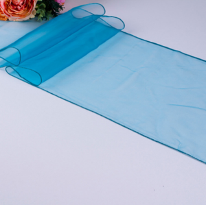 Organza Table Runners - Teal Blue