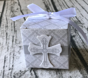 3D Baptism Christening Favor Boxes
