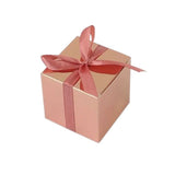 Shiny Rose Gold Wedding Party Favor Boxes