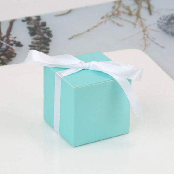 Tiffany Blue Wedding Party Favor Boxes