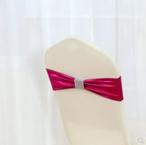 Metallic Lycra Spandex Chair Bands - Multi Colors