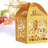 Love Birds Laser Cut Wedding Favor Boxes