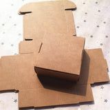 100 Kraft Personalized Favor Boxes Thank You