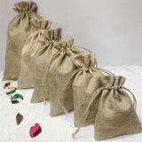 Favor Bags Linen Bag with Drawstring