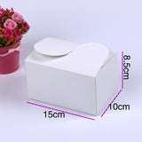 White Wedding Favor Boxes -15x10x8.5cm