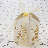 Laser Cut Baby Shower Favor Boxes Stroller