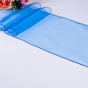 Organza Table Runners - Royal Blue