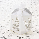 Laser Cut Baby Shower Favor Boxes Stroller