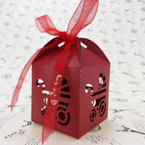 Laser Cut Baby Shower Favor Boxes Stroller