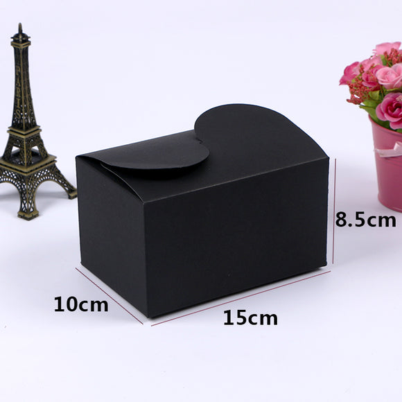 Black Favor Boxes - 15x10x8.5cm