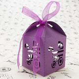 Laser Cut Baby Shower Favor Boxes Stroller