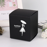 200 Black Personalized Favor Boxes Business Logo Print