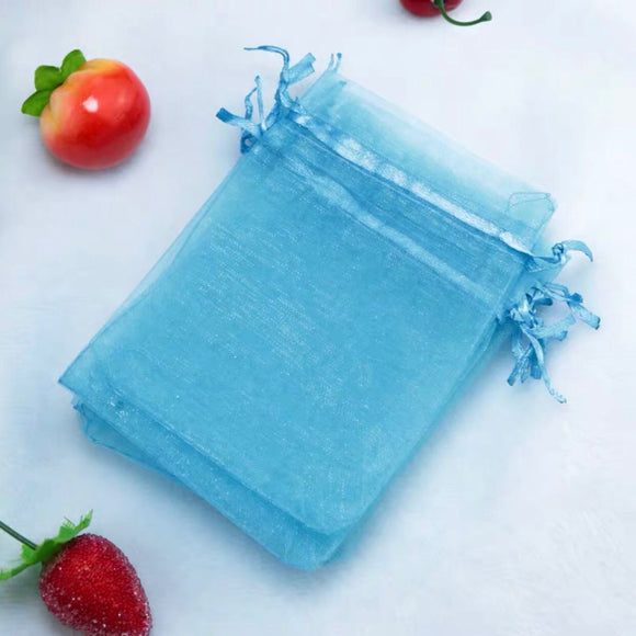 Organza Favor Bags - Turquoise