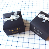 100 Black Silver Gold Foil Personalized Wedding Favor Boxes