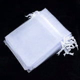 Organza Favor Bags - White