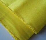 Yellow Satin Chair Sashes Table Runners