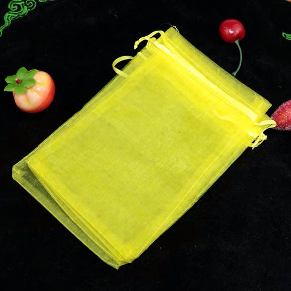 Organza Favor Bags - Yellow