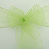 Apple Green Organza Chair Sashes Table Runners