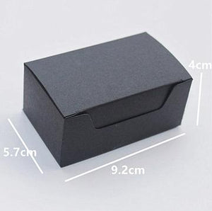 Rectangle Black Favor Boxes 9.2x5.7x4cm