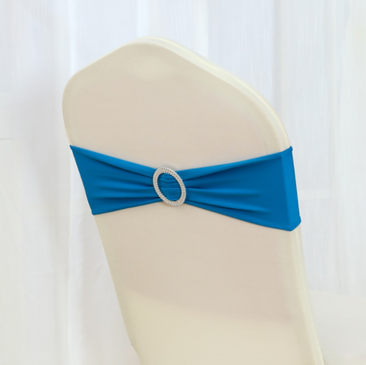 Lycra Spandex Chair Bands - Blue