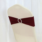 Lycra Spandex Chair Bands - Burgundy