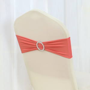Lycra Spandex Chair Bands - Coral
