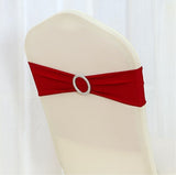 Lycra Spandex Chair Bands - Dark Red