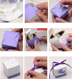 Wedding Party Favor Boxes - Twin Heart