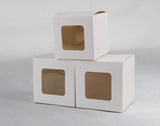 Front Window White Paper Favor Boxes | Packing Box