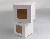 Front Window White Paper Favor Boxes | Packing Box