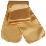 Gold Satin Chair Sashes Table Runners