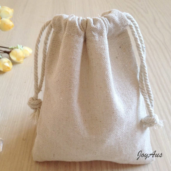 Favor Bag - Linen Bag with Drawstring