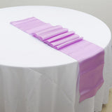Satin Table Runners - Lilac