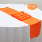 Satin Table Runners - Orange