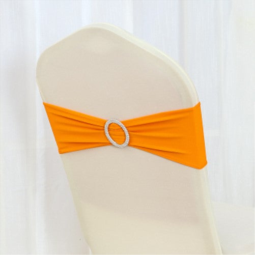 Lycra Spandex Chair Bands - Orange