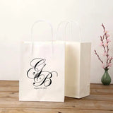 100 Personalized Paper Gift Bags Favor Bags