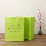 100 Personalized Paper Gift Bags Favor Bags