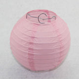 Pink Paper Lanterns & Pom Poms