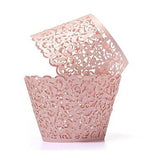 Cupcake Wrapper - Pink Vine