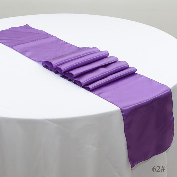 Satin Table Runners - Purple