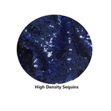 Navy Blue Sequin Glitter Table Runners