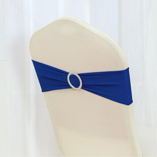 Lycra Spandex Chair Bands - Royal Blue