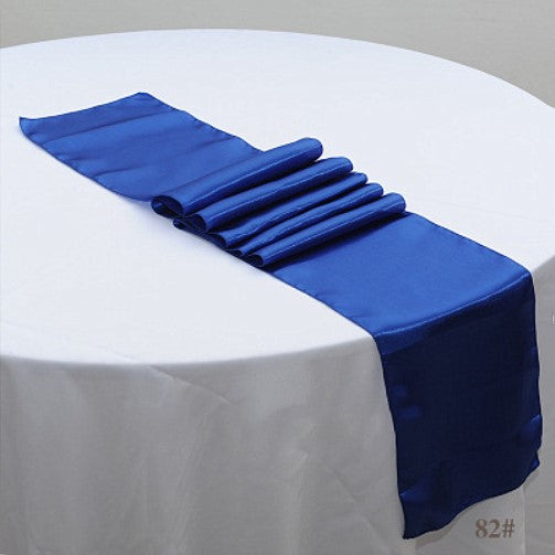Satin Table Runners - Royal Blue