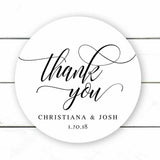 100 White Wedding Party Personalized Sticker