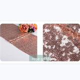 Rose Gold Sequin Glitter Chair Bands